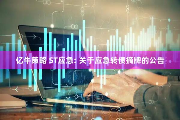 亿牛策略 ST应急: 关于应急转债摘牌的公告